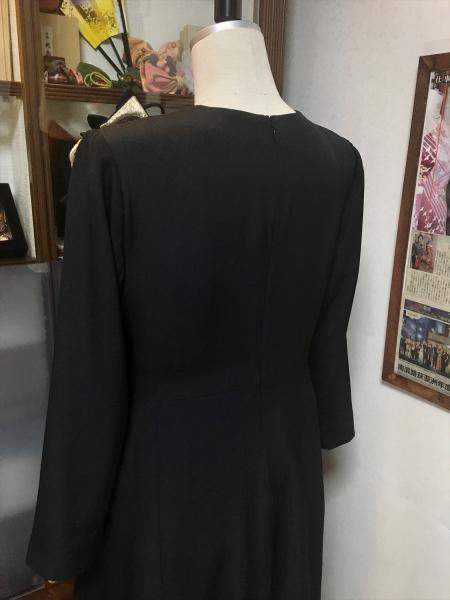 Tomesode Dress Black One piece type [Bird]16