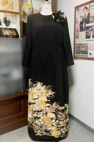 Japanese Tomesode Dress One piece [Bird]