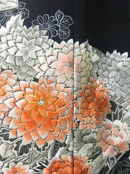 Tomesode Dress Two piece [Floral,Fan]20