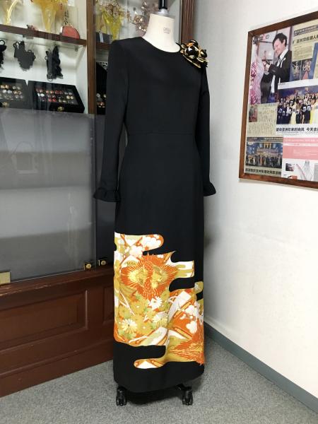 Tomesode Dress One piece [Phoenix Floral]19