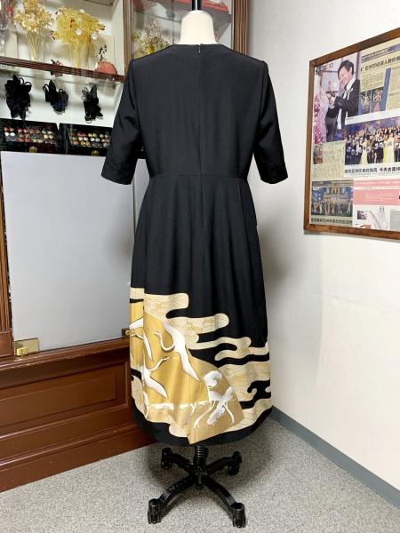 Japanese Tomesode Dress One piece [Crane]10