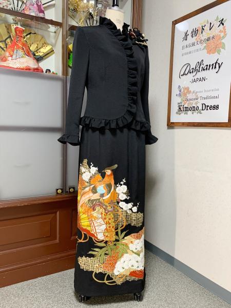 Japanese Tomesode Dress Two piece [Phoenix]12