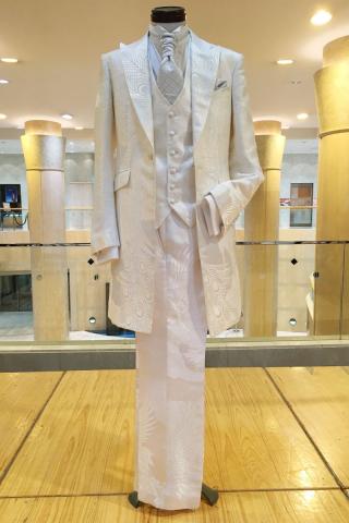 Kimono Tuxedo White kimono [Crane]