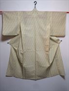 No.06023Komon Beige [Pattern] Cotton<br>Used Kimono