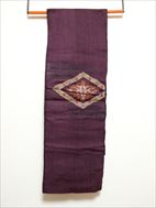 No.09003Belt Purple [Rhombus] Cotton<br>Used Obi