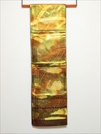 No.09014Belt Gold [Pattern] Silk<br>Used Obi