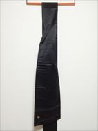 No.09036Belt Black [Plain] Silk<br>Used Obi