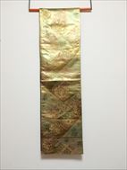 No.09039Belt Gold [Pattern] Silk<br>Used Obi