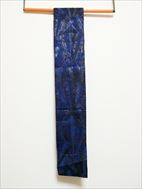 No.09043Belt Navy blue [Pattern] Cotton<br>Used Obi